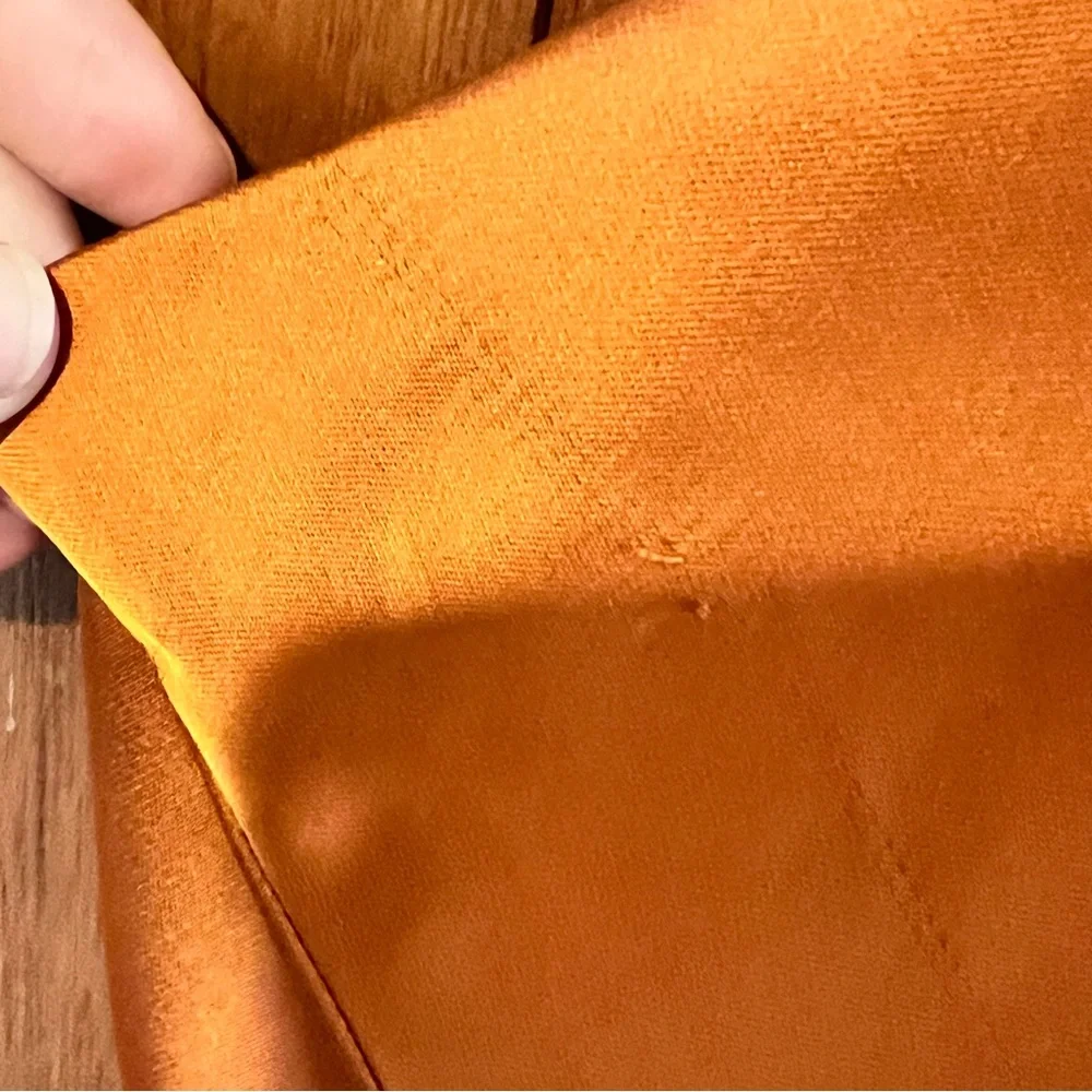 Sz 16 Obando‎ collective copper orange one shoulder sleeveless maxi gown RTR xl - Picture 11 of 14